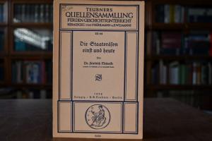 Die Staatsräson einst und heute.