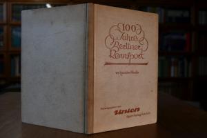 100 Jahre Berliner Rennsport.