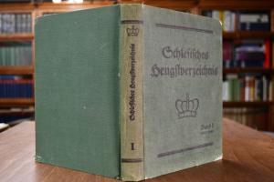 Schlesisches Hengstverzeichnis. Band I 1817-1938.
