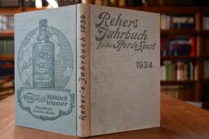 Reher`s Jahrbuch für Pferdesport, Vollblut- und...