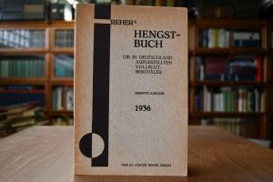 Reher`s Deutsches Hengst-Buch. Die in Deutschla...