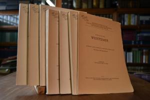 Pfälzische Weistümer. 1.-7. Lieferung in 7 Bdn....