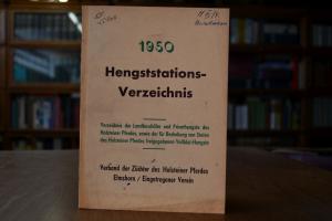 Hengststationsverzeichnis 1950.