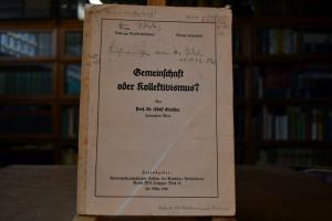 Gemeinschaft oder Kollektivismus? Mit dem Aufdr...