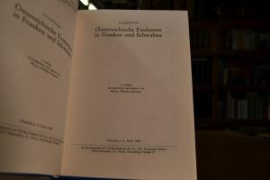 Österreichische Exulanten in Franken und Schwaben.