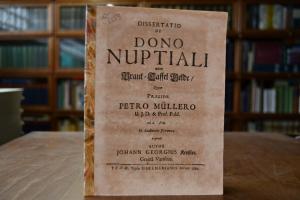 Dissertatio de Dono Nuptiali vom Braut-Taffel-G...