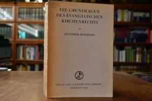 Die Grundlagen des evangelischen Kirchenrechts.