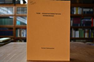Tiere - Risikofaktoren für das Krankenhaus?