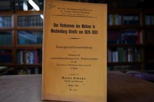 Das Vorkommen des Malleus in Mecklenburg-Streli...