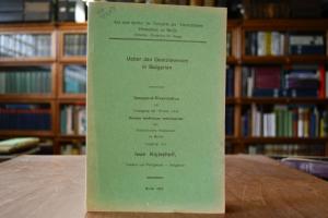 Ueber das Gestütswesen in Bulgarien.