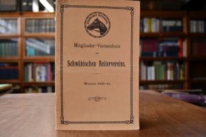 Mitglieder-Verzeichnis des Schwäbischen Reiterv...