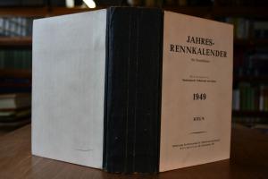Jahres-Rennkalender für Deutschland 1949.