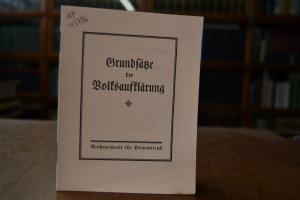 Grundsätze der Volksaufklärung.