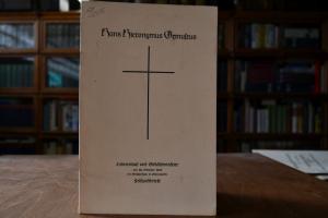 Hans Hieronymus Gemuseus. Lebenslauf und Gedäch...