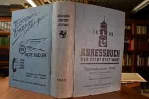 Adressbuch der Stadt Stuttgart 1959. 88. Ausgabe.