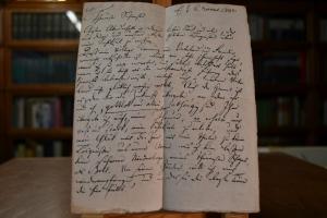 Faksimile eines eigenhändigen Briefes an seine ...