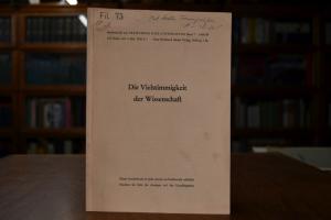 Jurisprudenz und philosophische Anthropologie.