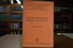 Neuhumanismus einst und jetzt. Rede zum Antritt...