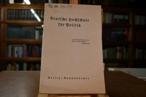 Deutsche Hochschule für Politik.