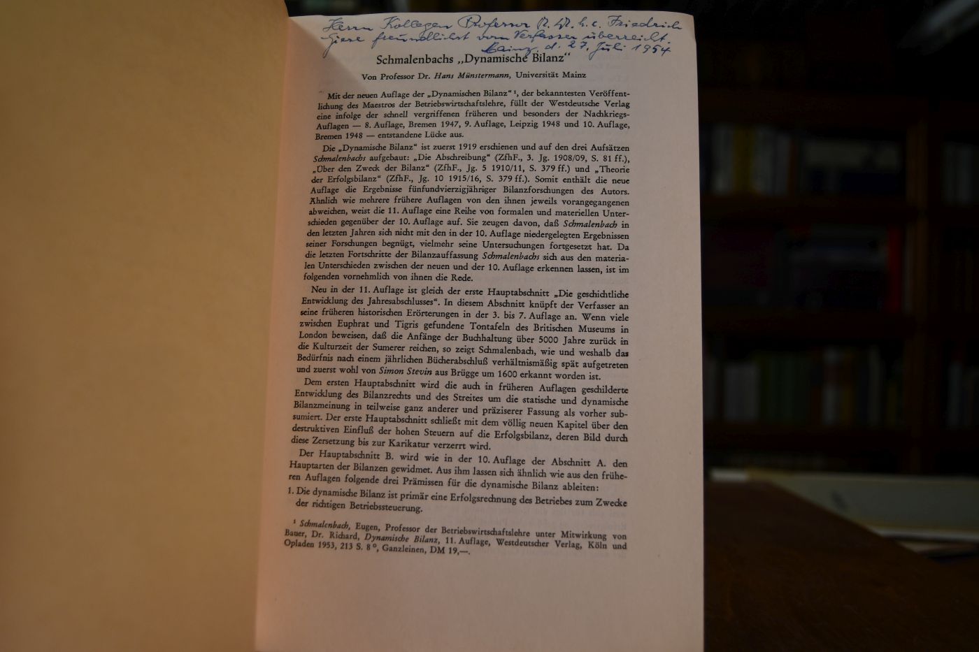 Schmalenbachs "Dynamische Bilanz"