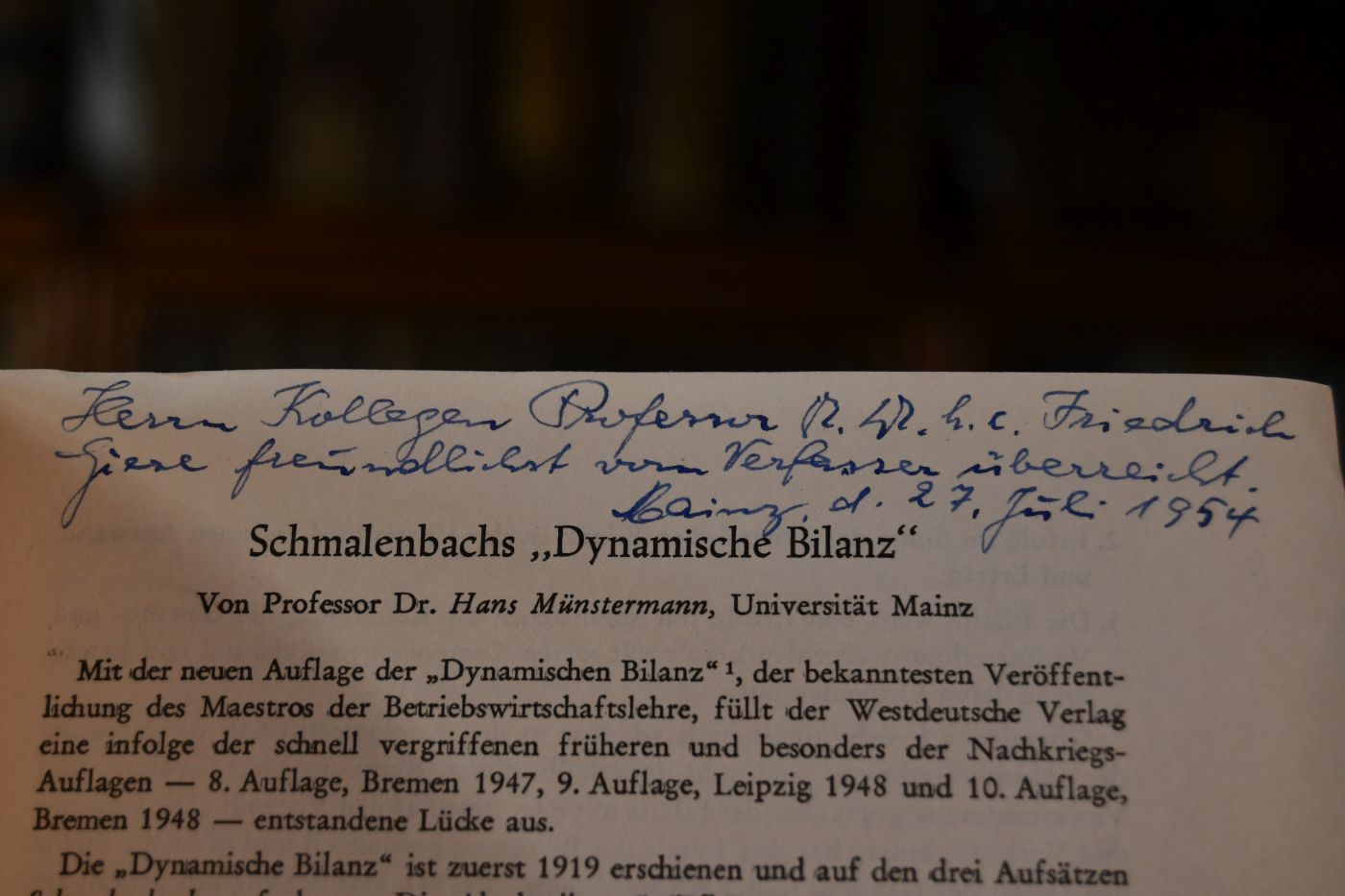 Schmalenbachs "Dynamische Bilanz"