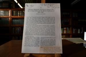 Christian Missionary Activities in Africa in th...