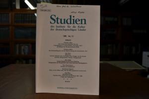 Studien des Instituts für die Kultur der deutsc...