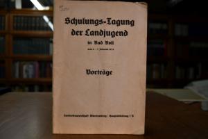 Schulungs-Tagung der Landjugend in Bad Boll vom...