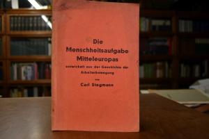 Die Menschheitsaufgabe Mitteleuropas entwickelt...