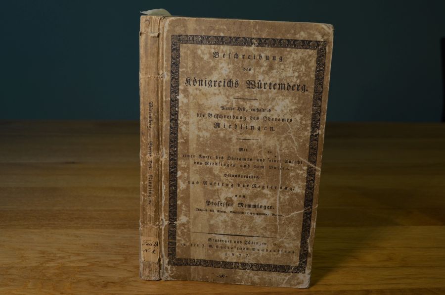 Beschreibung des Oberamts Riedlingen. Mit einer Karte und einer Ansicht von Riedlingen und dem Bussen.