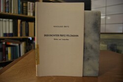 Der Dichter Fritz Felzmann.