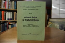 Gesammelte Aufsätze zur Heilpflanzenbeschaffung.