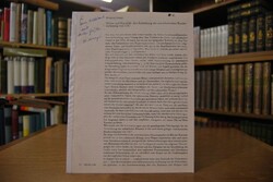 Sonderdruck des Aufsatzes "Militär und Republik...