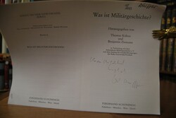 Fotokopie des Aufsatzes "Militärgeschichte und ...