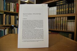Sonderdruck des Aufsatzes "Wende der Geschichte...