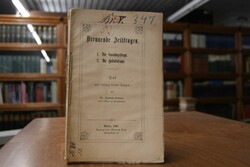 Brennende Zeitfragen. 1. Die Sonntagsfrage. 2. ...