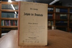 Die heutige Aufgabe der Demokratie.