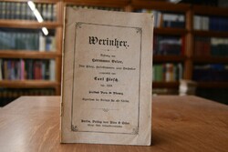 Werinher. Textbuch. Componiert von Carl Hirsch ...