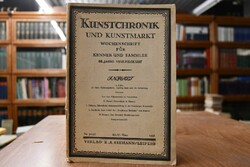 Kunstchronik und Kunstmarkt. Wochenschrift für ...
