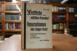 Weltkirche gegen völkisches Erwachen? Separatis...