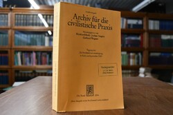 Archiv für civilistische Praxis Sonderausgabe T...