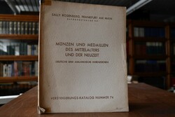 Versteigerungs-Katalog Nr. 74. Münzen und Medai...