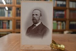 Porträtphotographie von König Oscar II. von Sch...