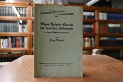 Wesen, Aufgabe, Sprache der deutschen Philosoph...