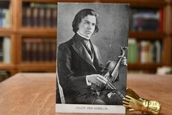 Porträtpostkarte von Jan Kubelik mit handschrif...