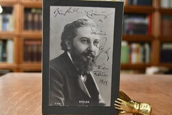 Auf Karton aufmontierte Porträtkarte von Edmund...