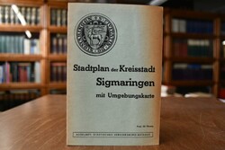 Stadtplan der Kreisstadt Sigmaringen mit Umgebu...