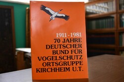 1911 - 1981. 70 Jahre Deutscher Bund für Vogels...