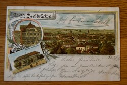 Litho. Gruss aus Zweibrücken.