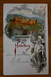 Litho. Gruss aus Heidelberg.